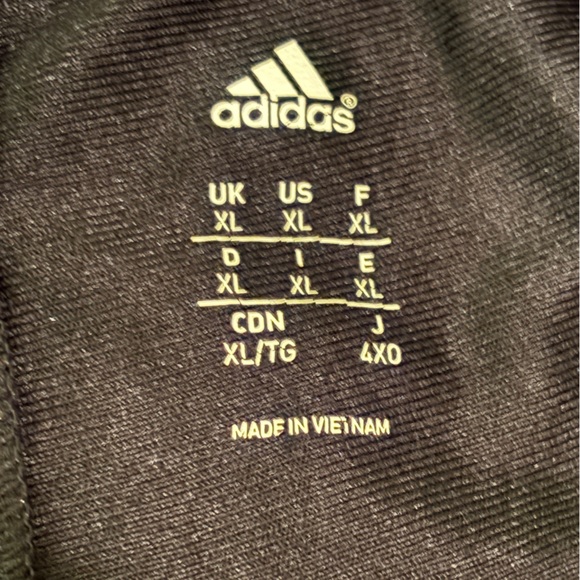 Adidas Mens Black with White Stripe Classic Track Pants Size XL - Picture 4 of 4